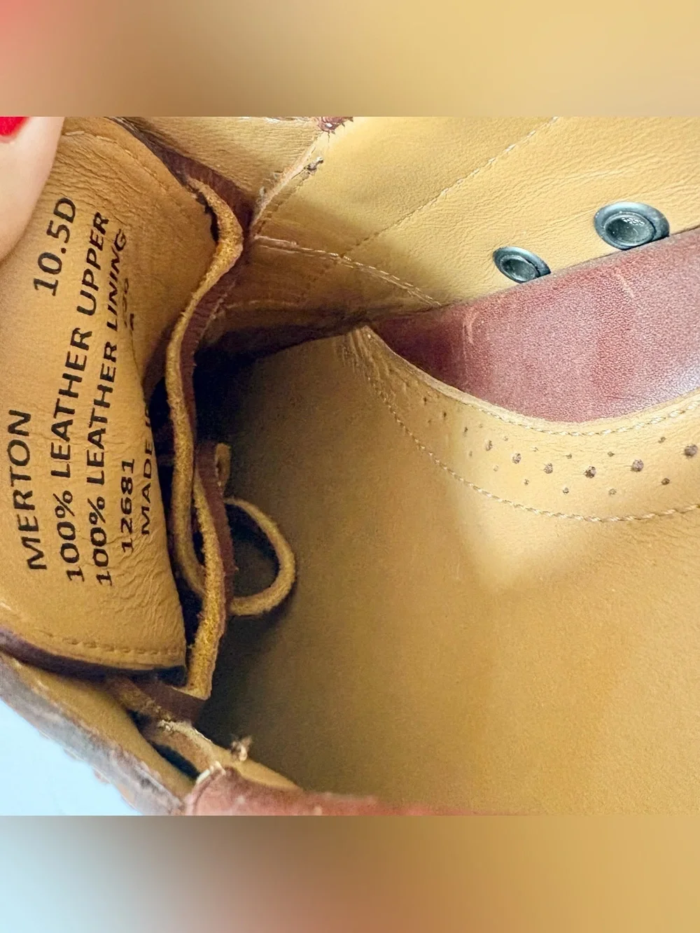Polo Ralph Lauren Brown Leather Boat Shoes